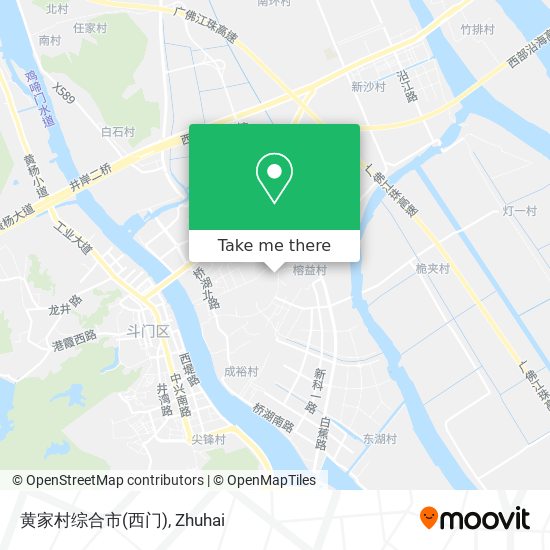 黄家村综合市(西门) map