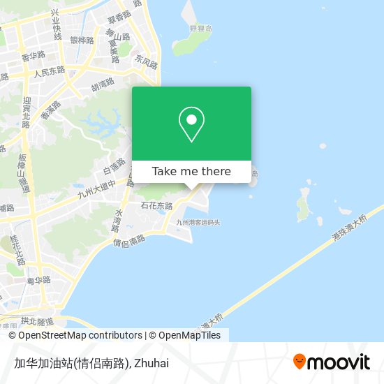 加华加油站(情侣南路) map