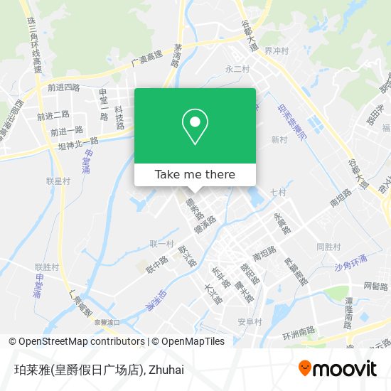 珀莱雅(皇爵假日广场店) map