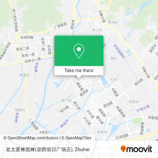 老太婆摊面摊(皇爵假日广场店) map