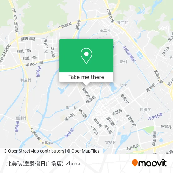 北美琪(皇爵假日广场店) map