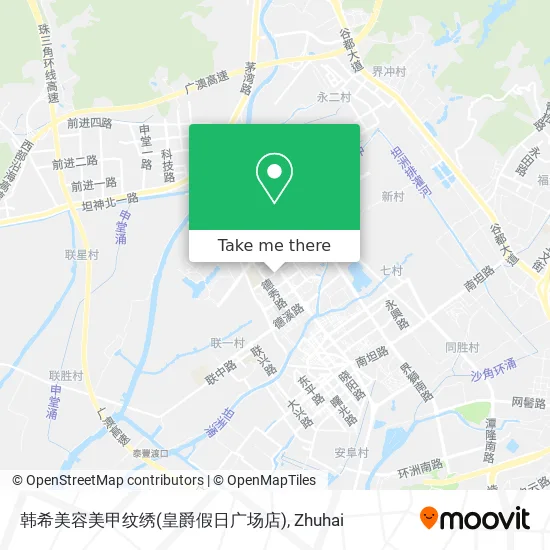 韩希美容美甲纹绣(皇爵假日广场店) map
