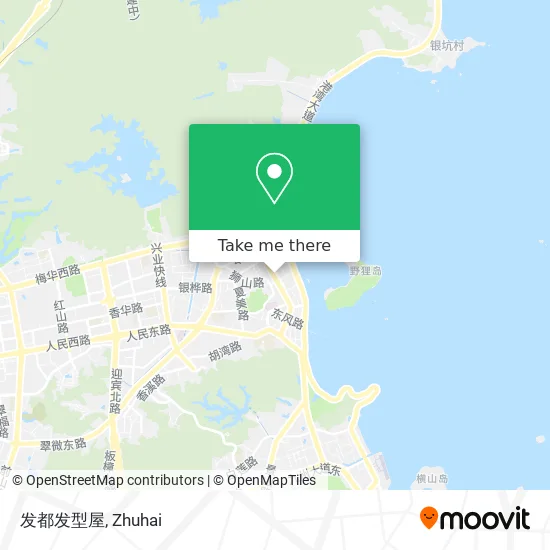 发都发型屋 map