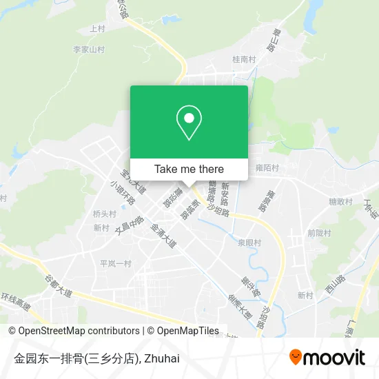 金园东一排骨(三乡分店) map