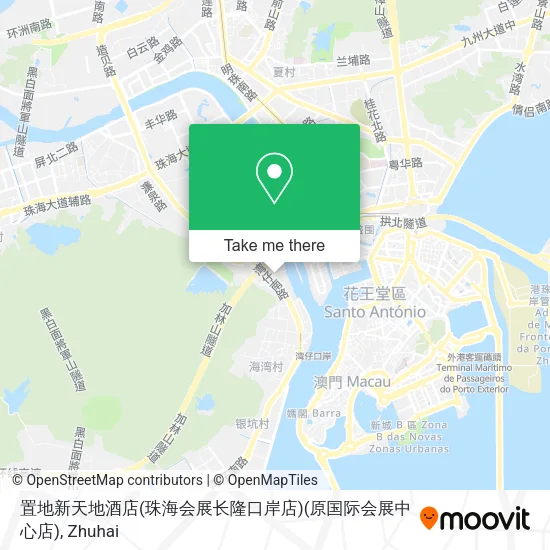 置地新天地酒店(珠海会展长隆口岸店)(原国际会展中心店) map