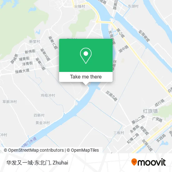 华发又一城-东北门 map