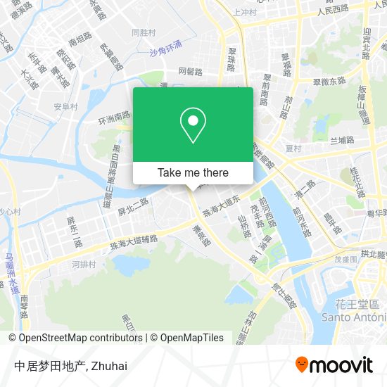 中居梦田地产 map