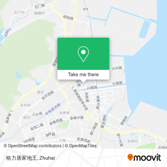 格力唐家地王 map