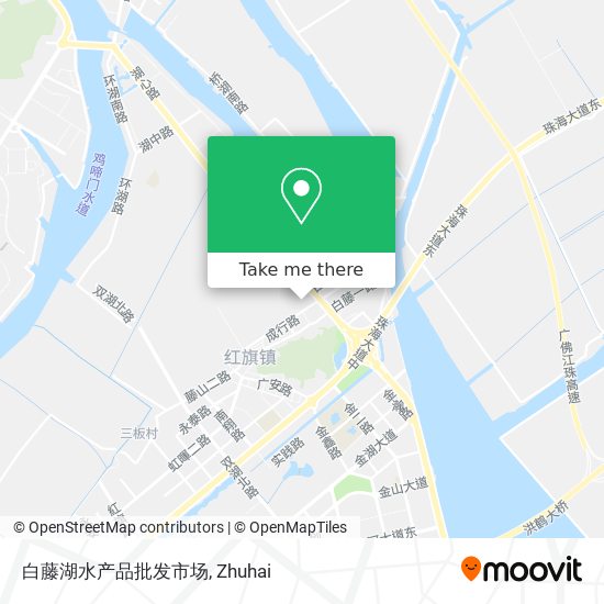 白藤湖水产品批发市场 map