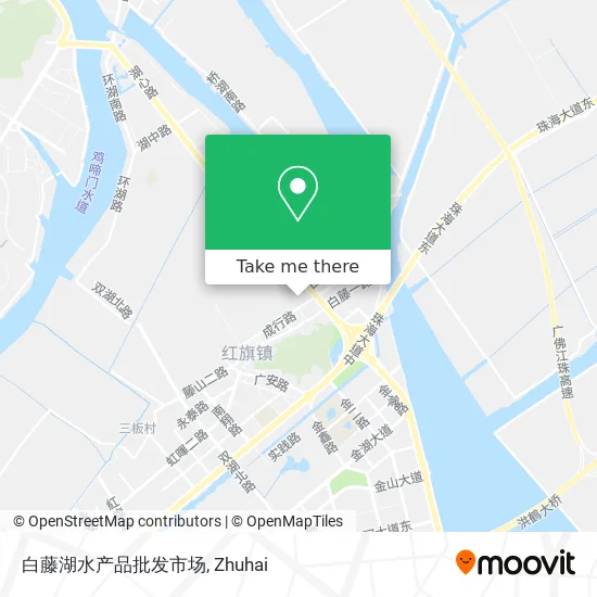 白藤湖水产品批发市场 map