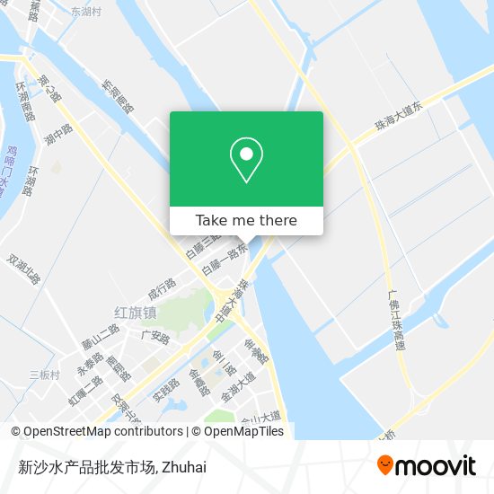 新沙水产品批发市场 map