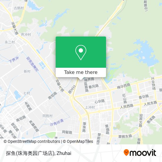 探鱼(珠海奥园广场店) map