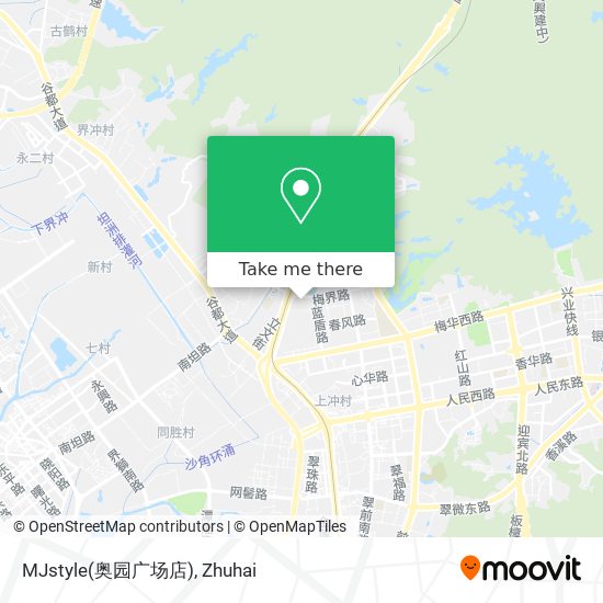 MJstyle(奥园广场店) map