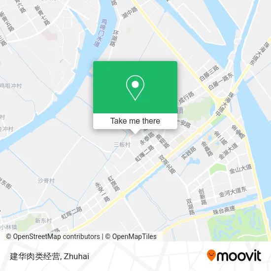 建华肉类经营 map