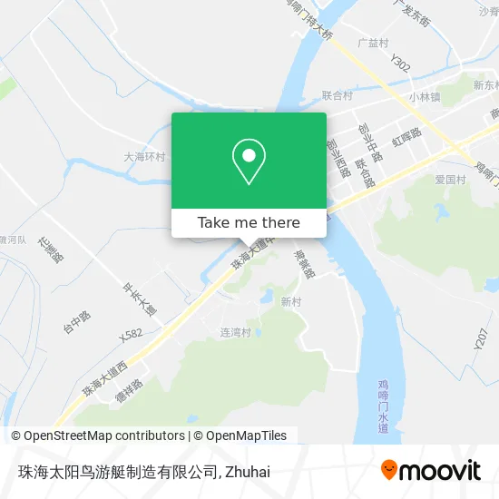 珠海太阳鸟游艇制造有限公司 map