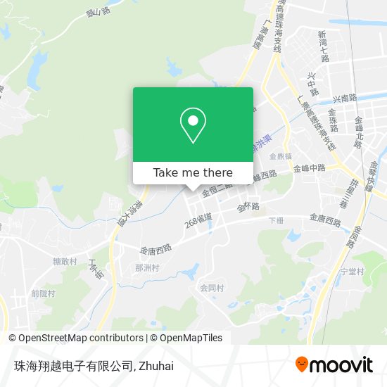 珠海翔越电子有限公司 map