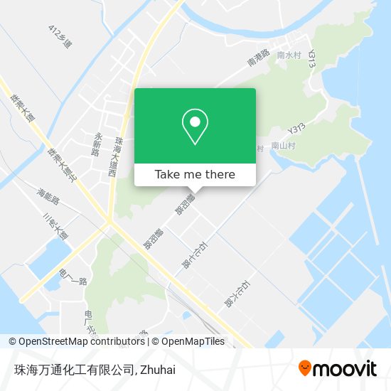 珠海万通化工有限公司 map
