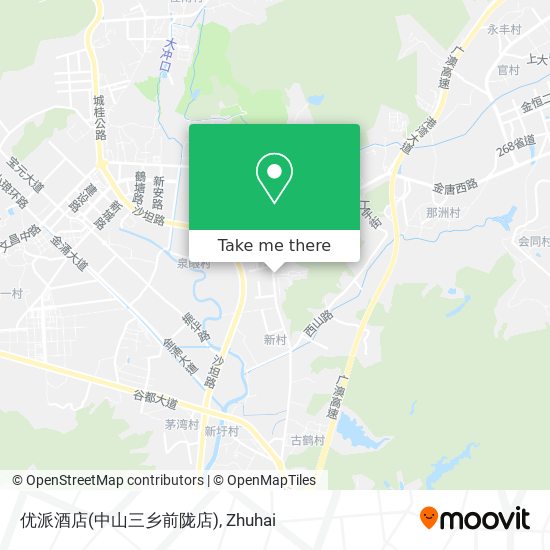 优派酒店(中山三乡前陇店) map