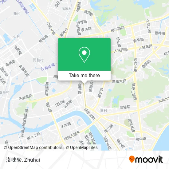 潮味聚 map