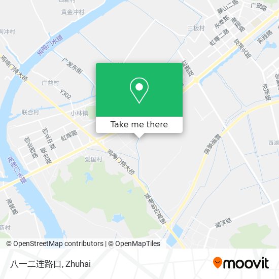 八一二连路口 map