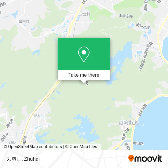 凤凰山 map