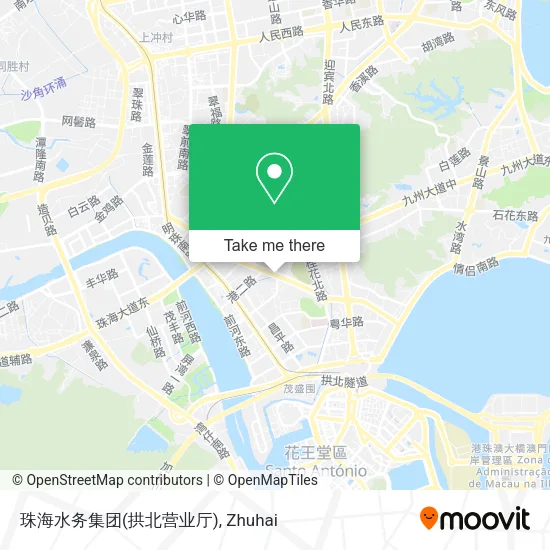 珠海水务集团(拱北营业厅) map