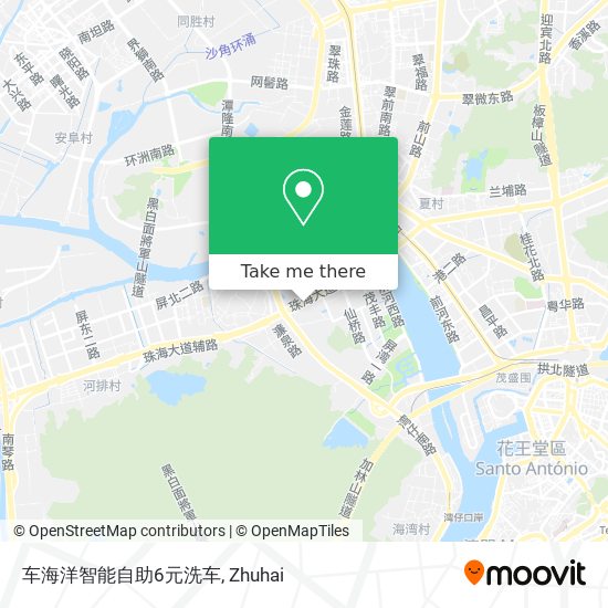 车海洋智能自助6元洗车 map
