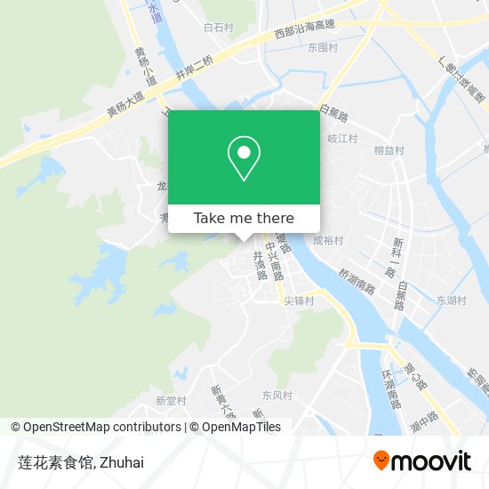 莲花素食馆 map