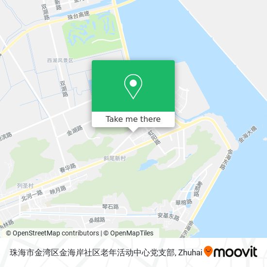 珠海市金湾区金海岸社区老年活动中心党支部 map