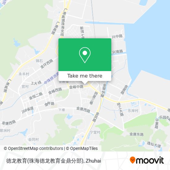 德龙教育(珠海德龙教育金鼎分部) map