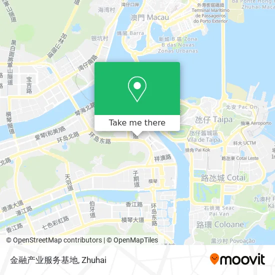 金融产业服务基地 map