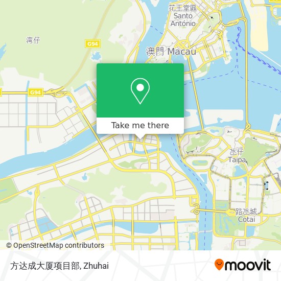 方达成大厦项目部 map