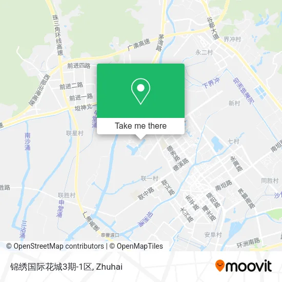 锦绣国际花城3期-1区 map