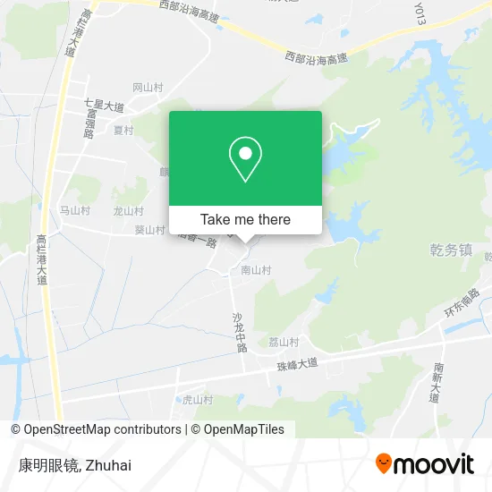 康明眼镜 map