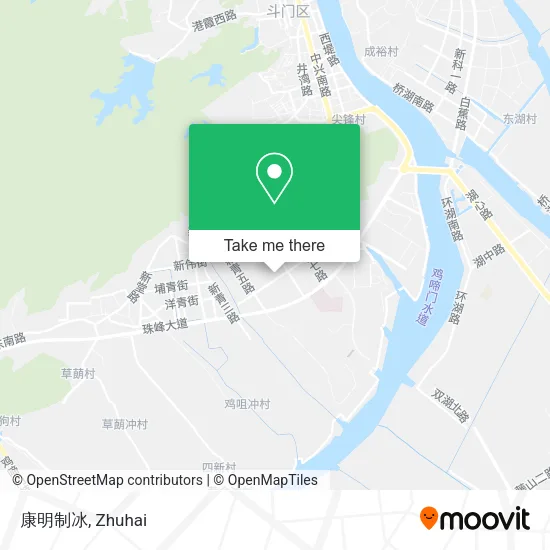 康明制冰 map