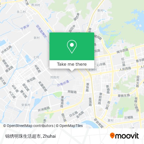 锦绣明珠生活超市 map