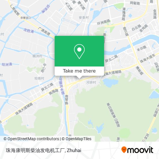 珠海康明斯柴油发电机工厂 map