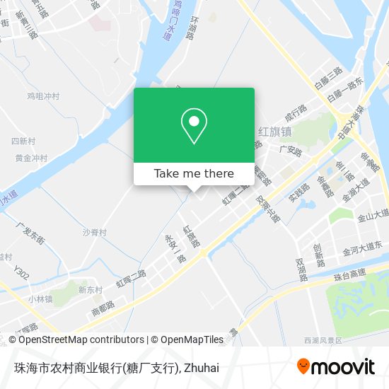 珠海市农村商业银行(糖厂支行) map