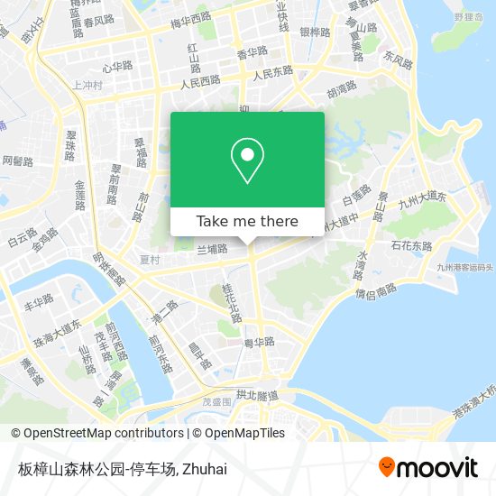 板樟山森林公园-停车场 map