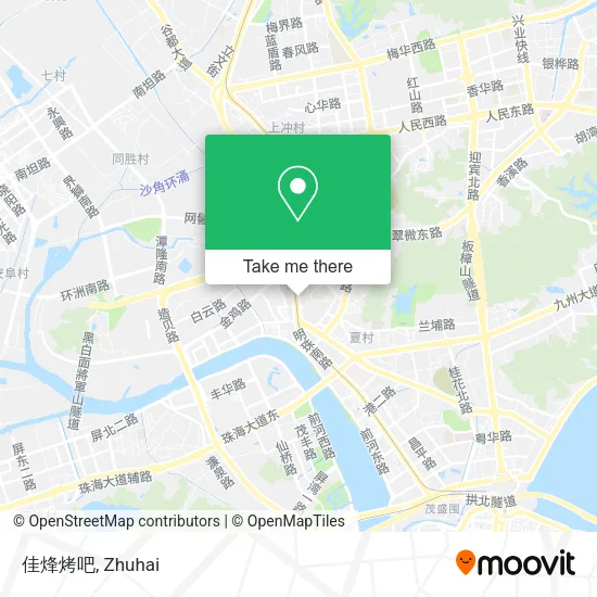佳烽烤吧 map
