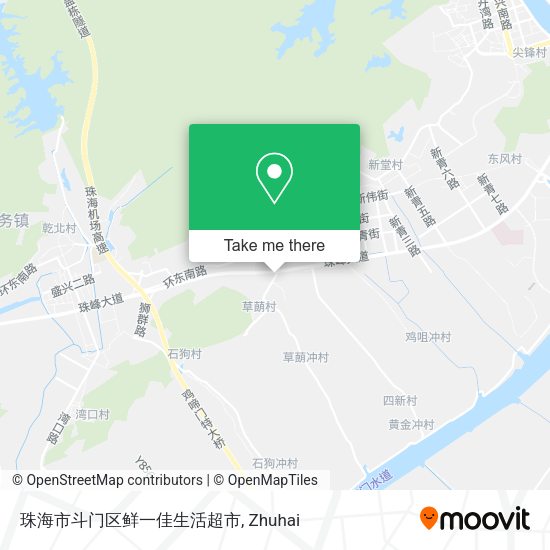 珠海市斗门区鲜一佳生活超市 map
