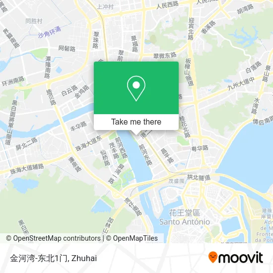 金河湾-东北1门 map