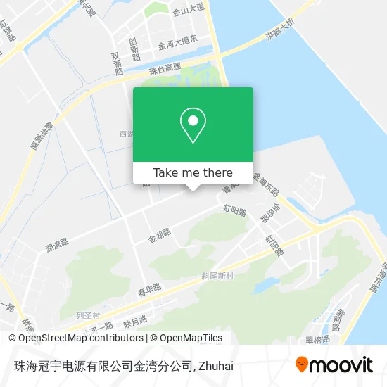 珠海冠宇电源有限公司金湾分公司 map