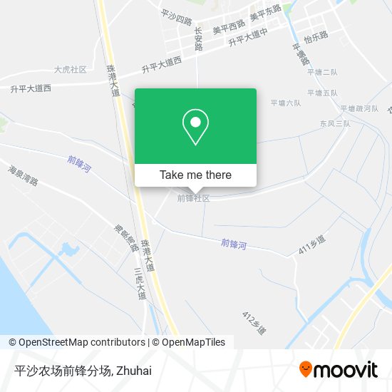 平沙农场前锋分场 map