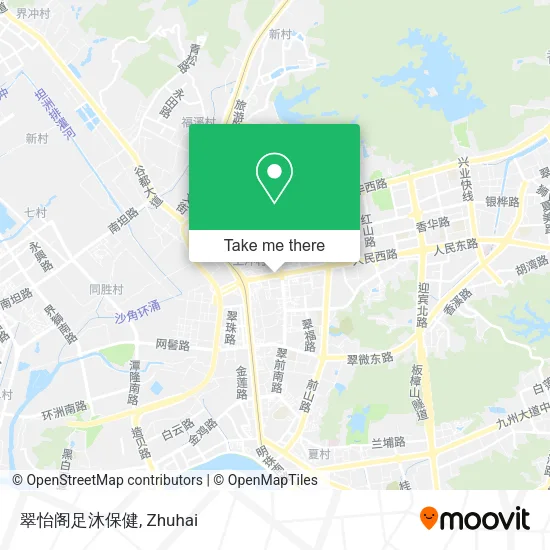翠怡阁足沐保健 map