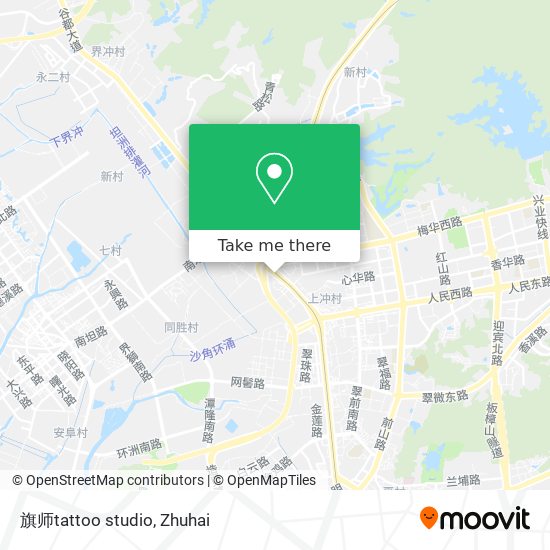旗师tattoo studio map
