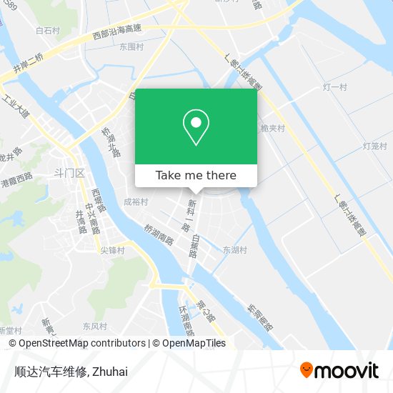 顺达汽车维修 map