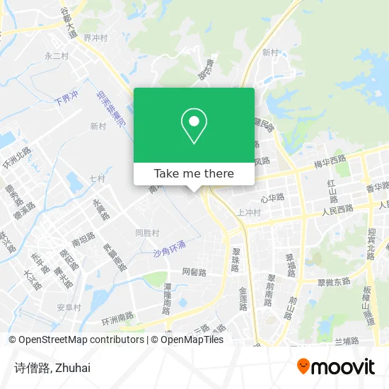诗僧路 map
