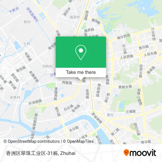 香洲区翠珠工业区-31栋 map