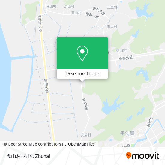 虎山村-六区 map